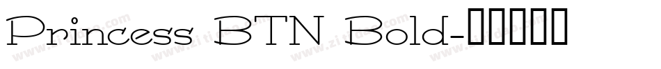 Princess BTN Bold字体转换